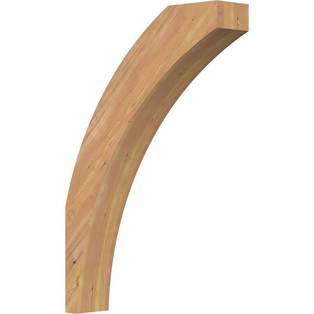 5 1/2"W x 24"D x 36"H Thorton Smooth Knee Brace, Western Red Cedar